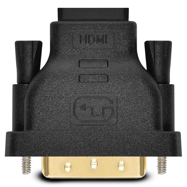 ADAPTADOR CONECTOR DVI MACHO PARA HDMI FÊMEA