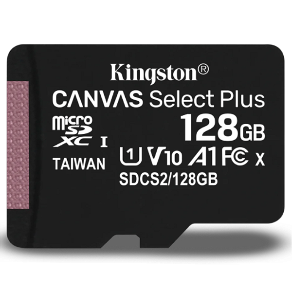 CARTÃO DE MEMÓRIA 128GB MICRO SD CLASSE 10 COM ADAPTADOR SD SDCS2/128GB KINGSTON
