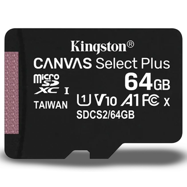 CARTÃO DE MEMÓRIA 64GB MICRO SD CLASSE 10 COM ADAPTADOR SD SDCS2 KINGSTON