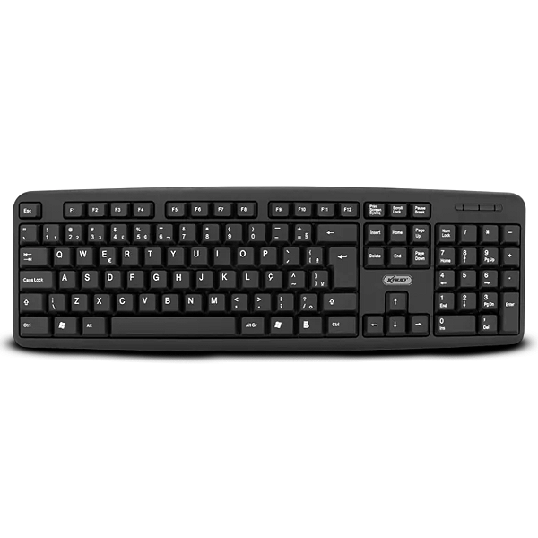 TECLADO COM FIO STANDART ABNT2 KP-2002 KNUP