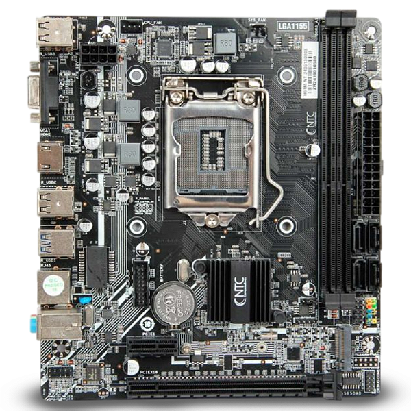 PLACA MÃE NTC H61M LGA 1155 2XDDR3 CHIPSET H61 MATX