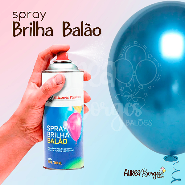 Silicone Spray Brilha Balão 300 ml Silicones Paulista