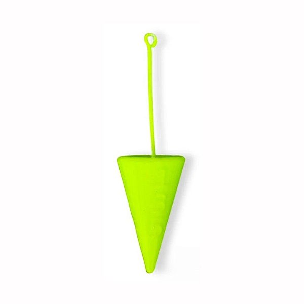 Chumbada Cone Amarela com Haste