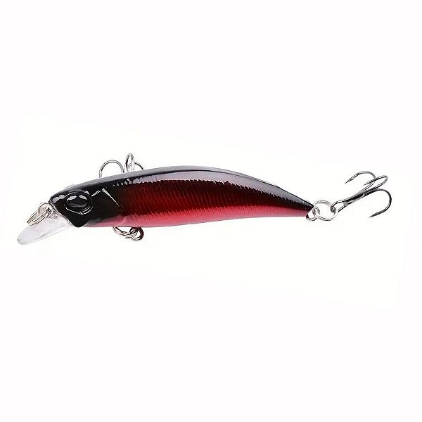 Iscas de Pesca Dura Pencil Vermelha e Preta - 6,8cm 4,1g