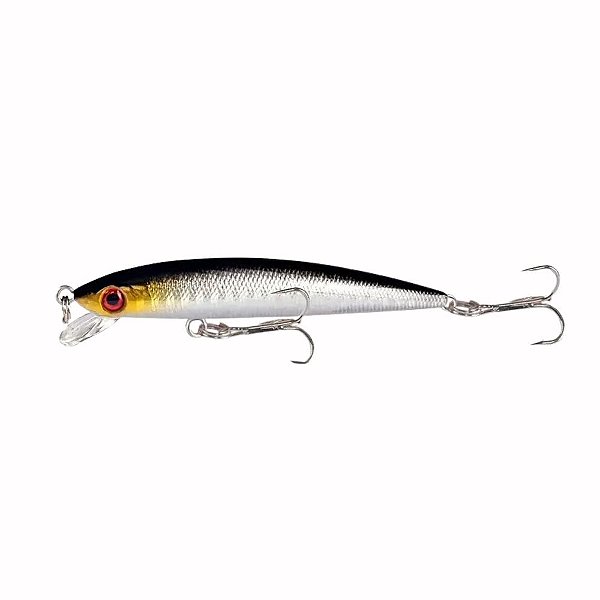Iscas de Pesca Dura Minnow Branca e Amarela - 8,8cm 6,2g