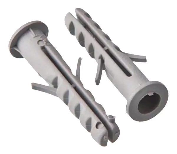 Bucha de Bylon com Aba 6mm - 20 un.