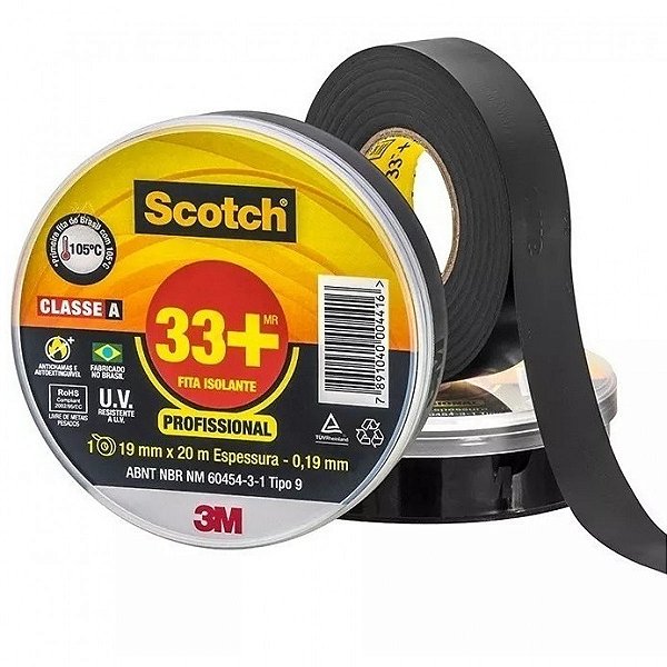 Fita Isolante Scotch 33+ 19mm X 20m | 3M