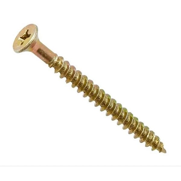 Parafuso Chipboard Cabeça Chata Philips 8mm -20Un.