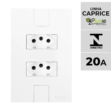 CONJUNTO  COM 2 TOMADAS DE 20A 250V