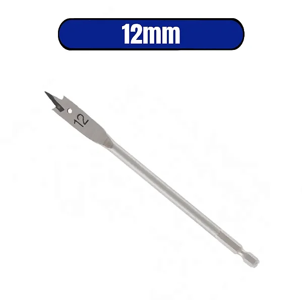 broca chata para/madeira tamanho 12mm