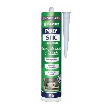 Selante Polystic Eco para Uso Geral Cinza 280g - Ref. ZF014