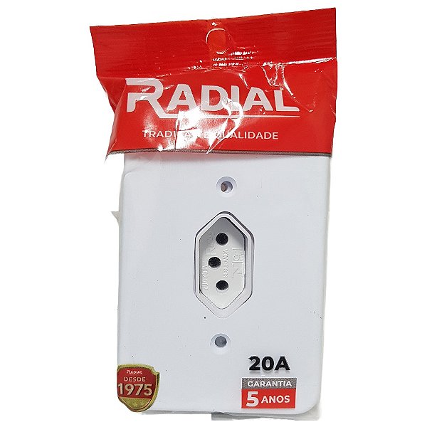 tomada de 20a de externa radial