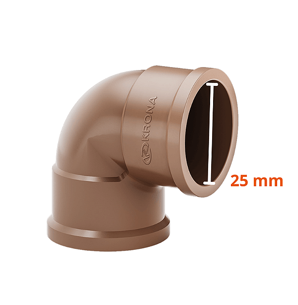 cotovelo 3/4 25mm krona