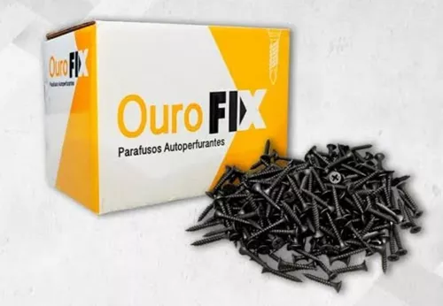 caixa de parafuso  1000 unidade pra drywall 8x1/2 da ourofix