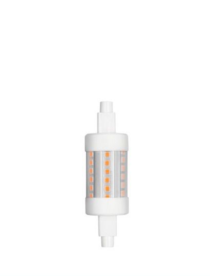 LAMPADA PALITO CURTA BIVOLT 5W 500LM 2700K R7S 360º