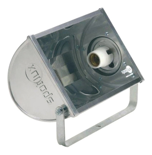 Refletor Retangular Aluminio 400/500w Spotlux - Prata - 110V/220V
