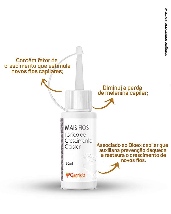 Tônico Capilar Mais Fios 60ml