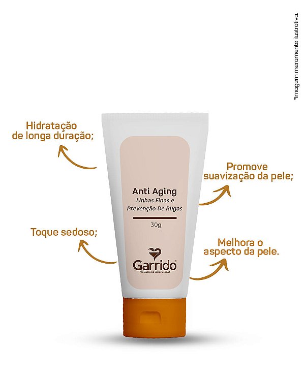Anti Aging Linhas Finas e Prevenção De Rugas 30g