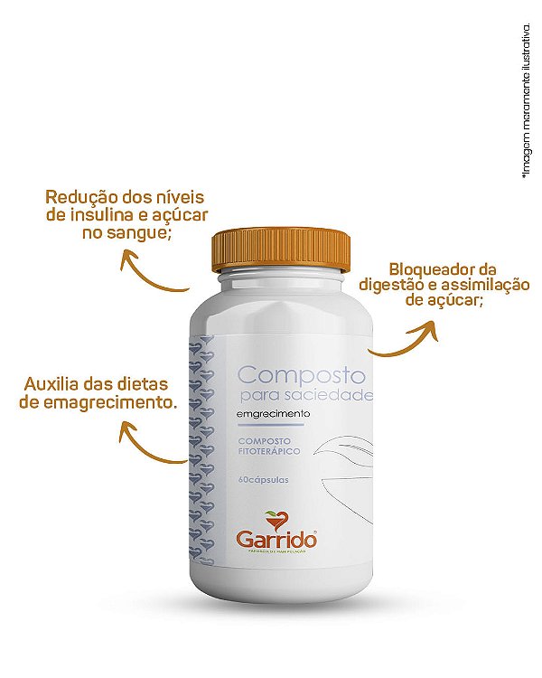 Composto para Saciedade 60 cápsulas