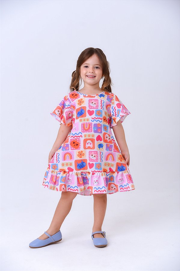 Vestido - Gatinhos | REF 09