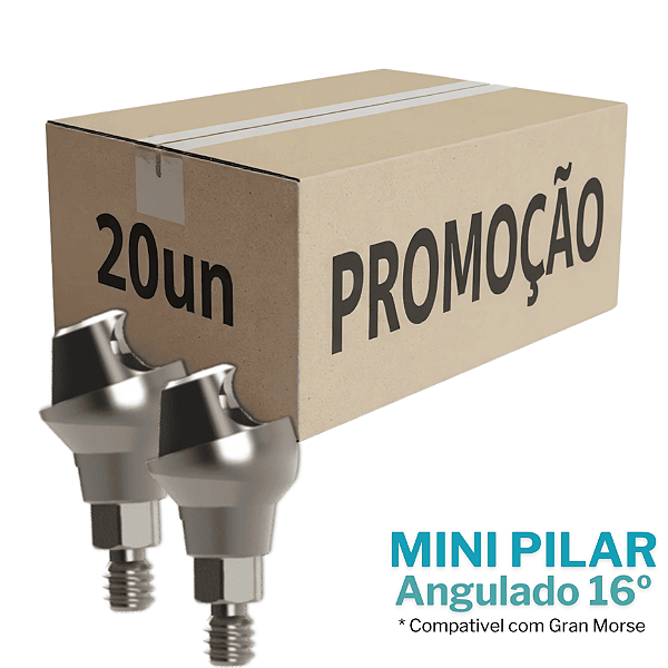 Kit c/20un. Mini Pilar Angulado 16º