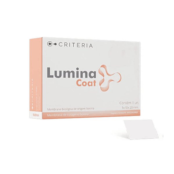 Membrana de colágeno Criteria Lumina Coat 1x10x20mm - Salmão