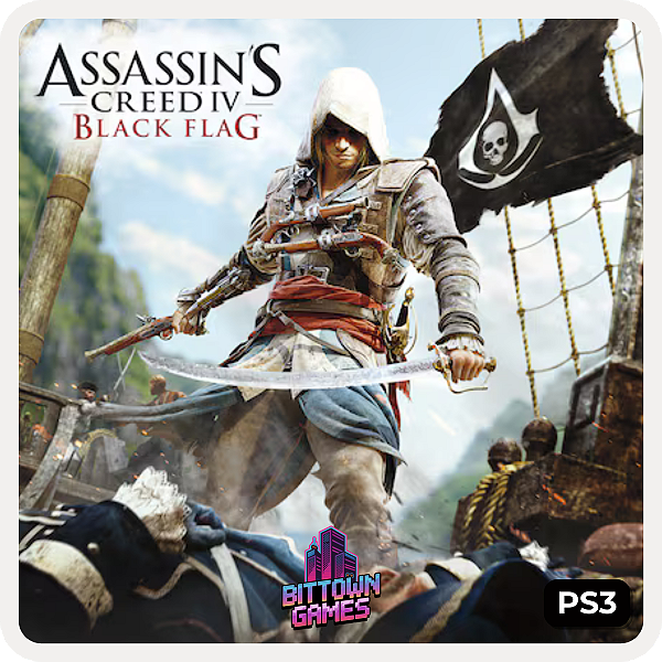 Assassins Creed 4 Black Flag PS3 Mídia Digital