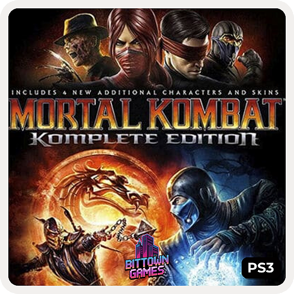 Mortal Kombat Komplete Edition PS3 Mídia Digital