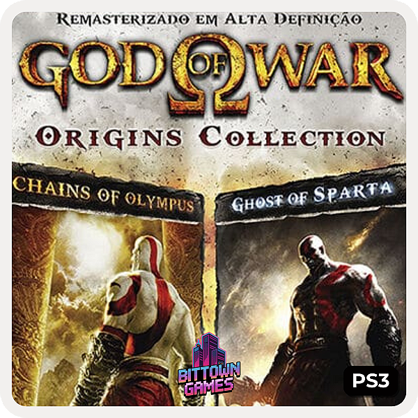 God Of War Origins Collection - Chains of Olympus + Ghost of Sparta  Mídia Digital PS3