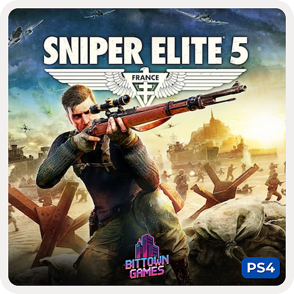 Sniper Elite 5 Mídia PS4 Mídia Digital