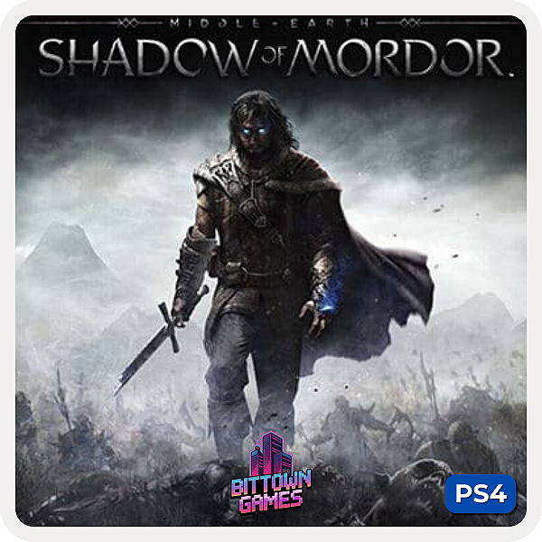 Sombras de Mordor Shadow of Mordor PS4 Mídia Digital