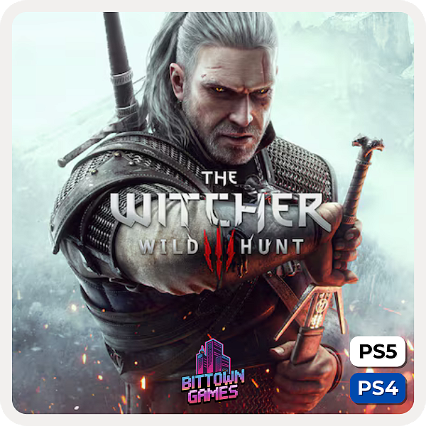 The Witcher 3: Wild Hunt PS5 PS4 Mídia Digital