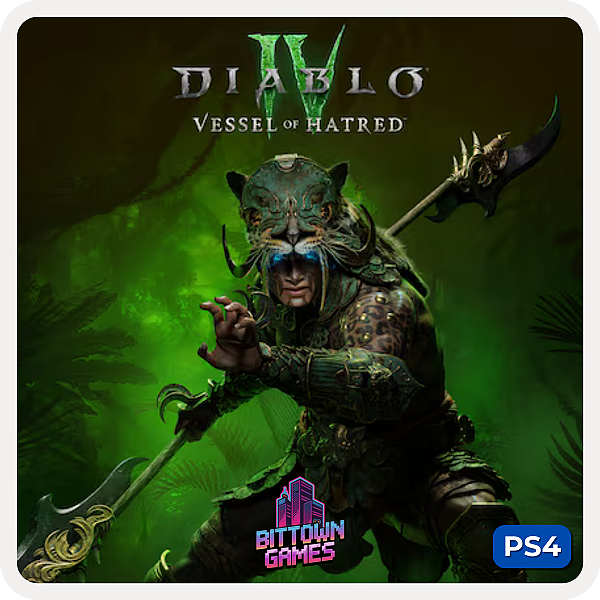 Diablo IV 4 Vessel Of Hatred DLC PS4 Mídia Digital