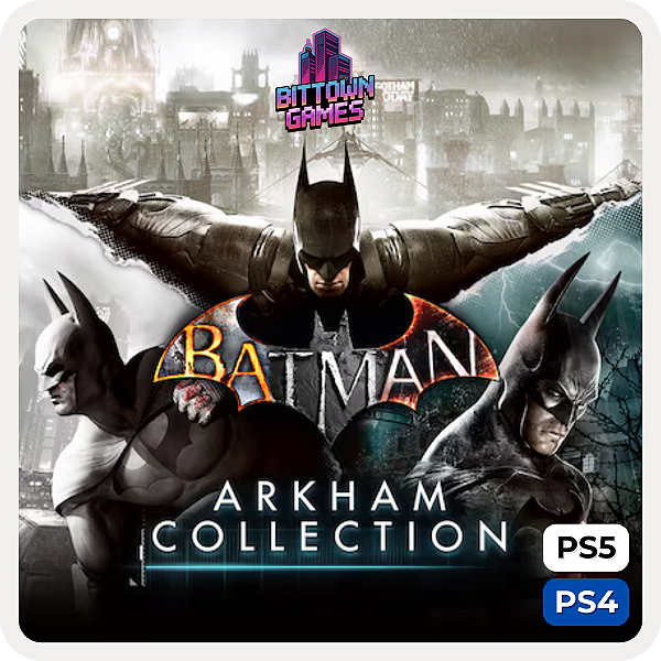Batman: Arkham Collection PS4 PS5 Mídia Digital