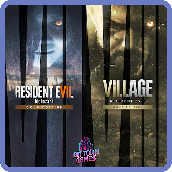 Resident Evil 7 Gold Edition + Village Gold Edition PS5 Mídia Digital