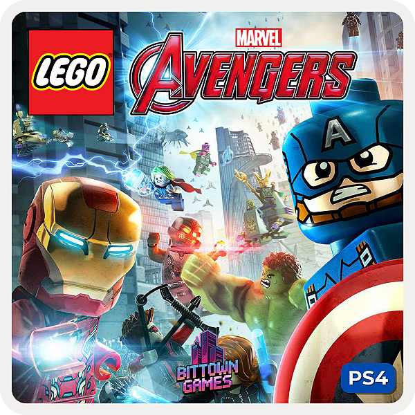 LEGO Marvel Avengers Vingadores PS4 Mídia Digital