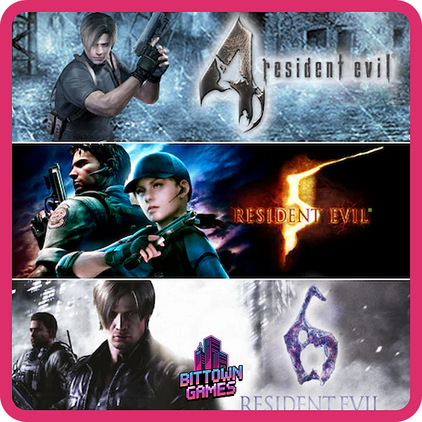 Pacote Triplo Resident Evil 4 + 5 + 6 PS5 Mídia Digital
