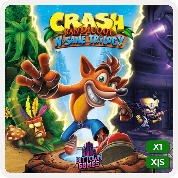 Crash Bandicoot N.Sane Trilogy Xbox One | Xbox Series Mídia Digital