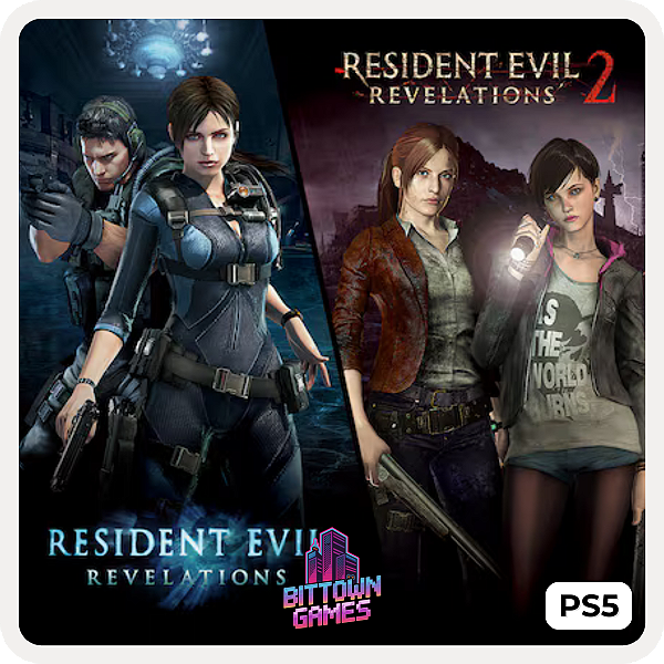 Resident Evil Revelations 1 + 2 PS5 Mídia Digital