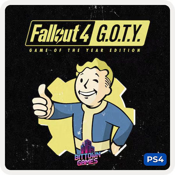 Fallout 4: Game of the Year Edition PS4 Mídia Digital