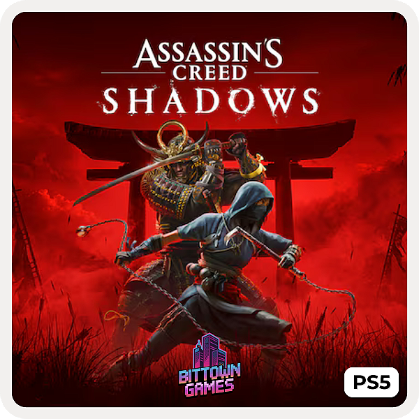 Assassins Creed Shadows PS5 Mídia Digital