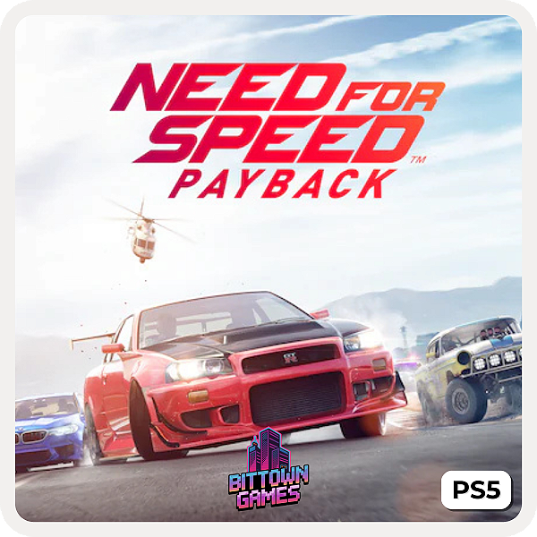 Need for Speed Payback PS5 Mídia Digital