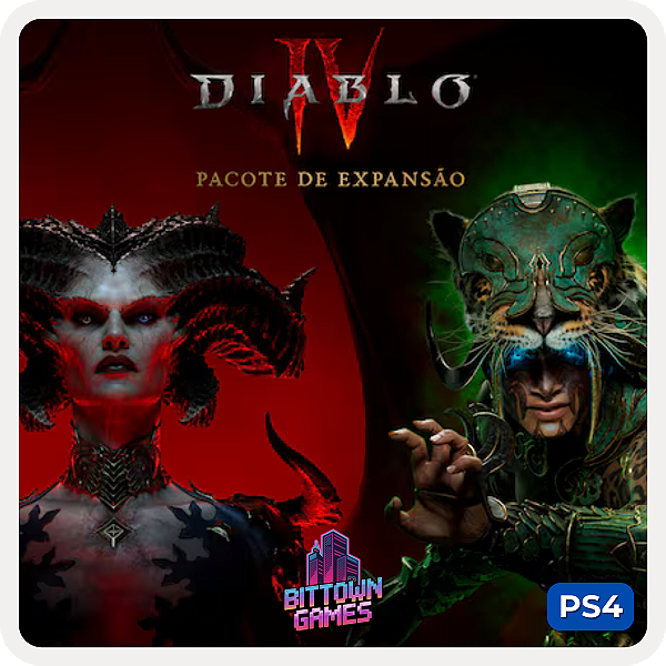 Diablo IV 4 + Vessel of Hatred PS4 Mídia Digital