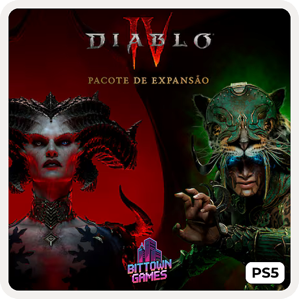 Diablo IV 4 + Vessel of Hatred PS5 Mídia Digital