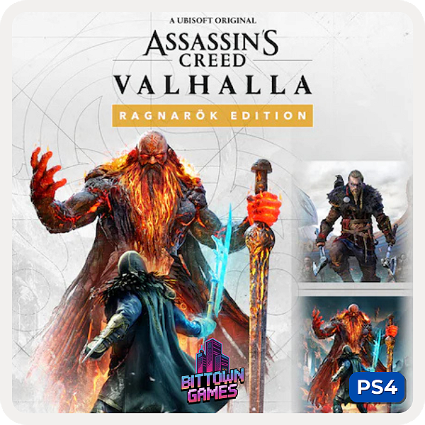 Assassin’s Creed Valhalla Edição Ragnarok PS4 Mídia Digital