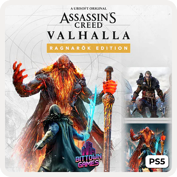 Assassin’s Creed Valhalla Edição Ragnarok PS5 Mídia Digital