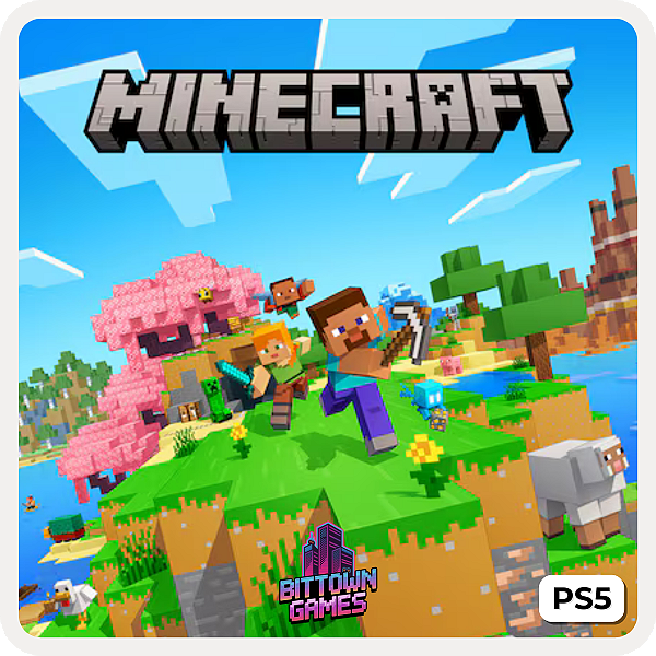 Minecraft PS5 Mídia Digital (Versão PS4)