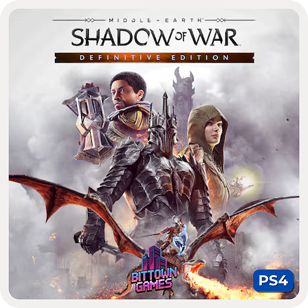 Terra-média: Sombras da Guerra Edição Definitiva PS4 Mídia Digital