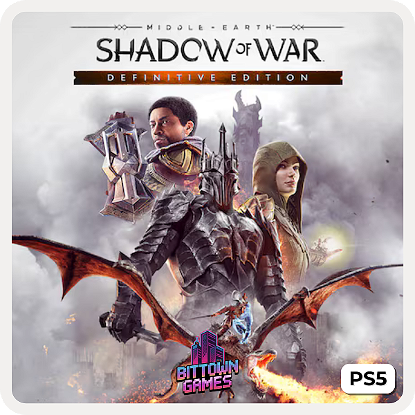 Terra-média: Sombras da Guerra Edição Definitiva PS5 Mídia Digital
