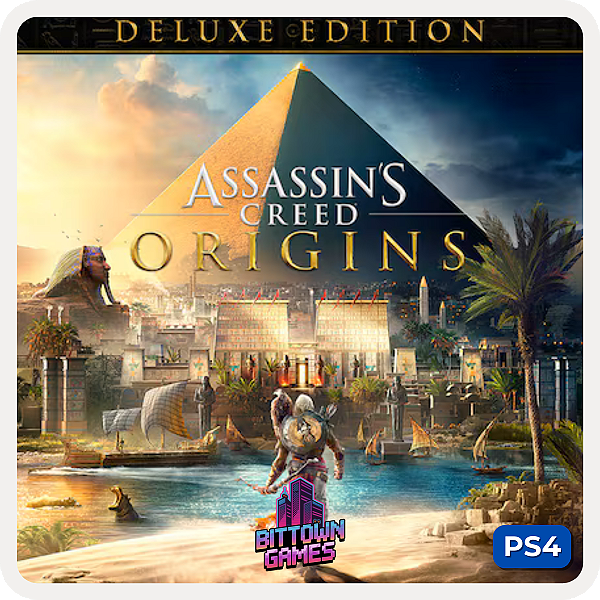 Assassin’s Creed Origins Deluxe PS4 Mìdia Digital